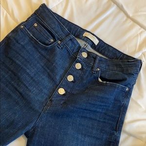 High waisted Zara premium denim jeans